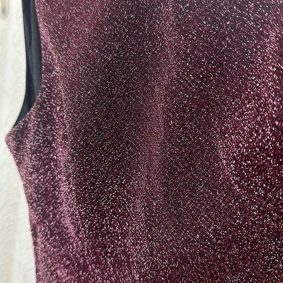 BLVD COLLECTION ONE SHOULDER PINK METALLIC DRESS SIZE SMALL - Picture 7 of 7